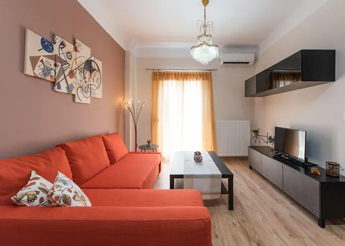 Apricot By Halu! Cozy Apt Next To Agia Sophia Metro Station